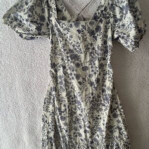 Chic Floral Print Midi Dress